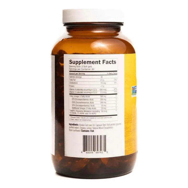 Aceite De Hígado De Bacalao De Alaska 120 Cápsulas Omega 3 D - Imagen 7