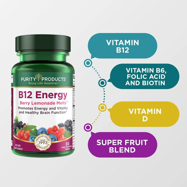 Energizante De Limonada Con B-12 Y Superfrutas Mecobalamina - Imagen 5