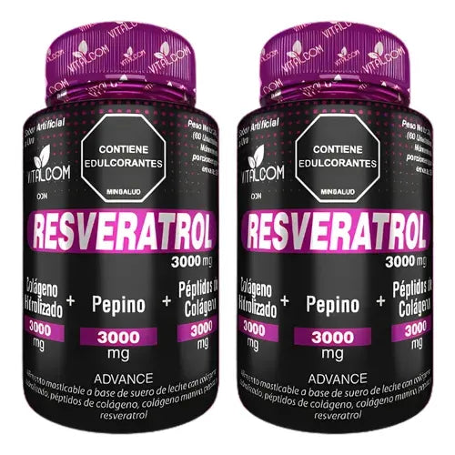 2 Resveratrol Puro Original Natural - Imagen 1