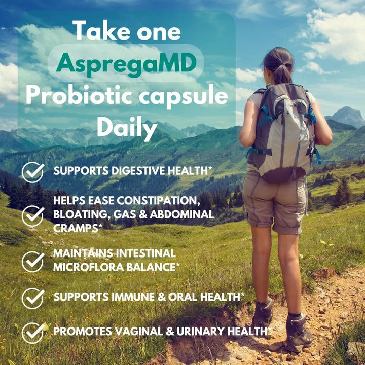 Asprega Probiotic Prebiótico 35 Mil Millones Ufc Para Salud - Imagen 3