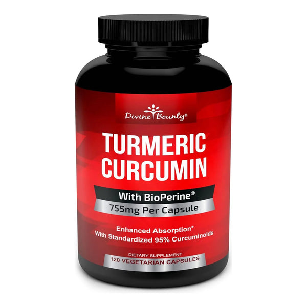 Cápsulas De Curcumina 755 Mg Con Extracto De Pimienta Negra - Imagen 1
