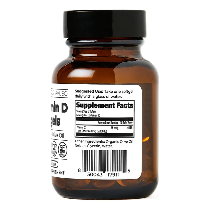 Vitamina D3 5000 Ui Cápsulas Blandas Salud Ósea Apoyo Inmuno - Imagen 5