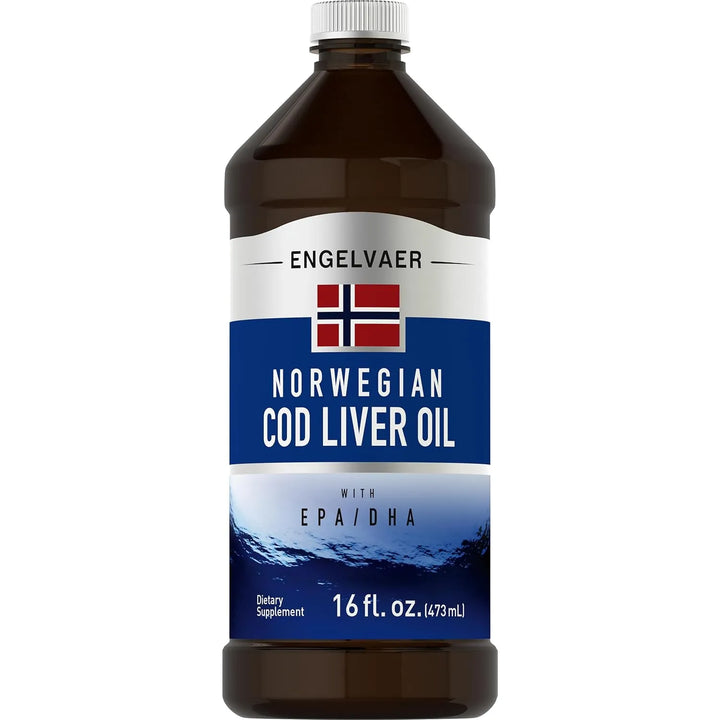Aceite De Hígado De Bacalao 473 Ml Con Epa Dha Noruego - Imagen 1