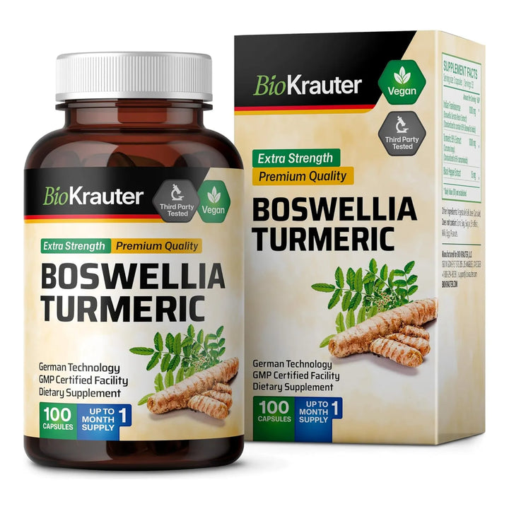 Cápsulas De Cúrcuma Y Boswellia 2000 Mg Con Pimienta Negra P - Imagen 8