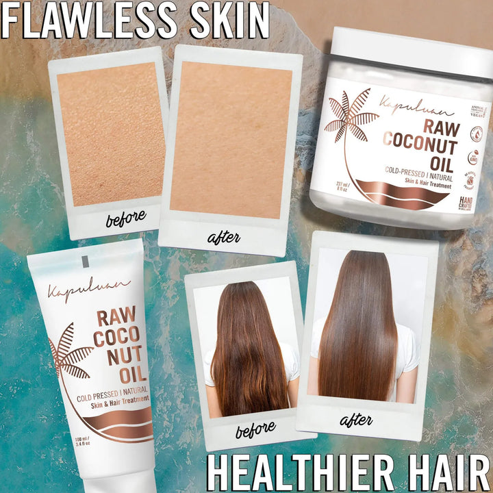 Aceite De Coco Orgánico Prensado En Frío Para Piel Y Cabello Fragancia - Imagen 5