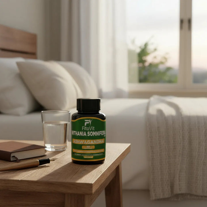 Ashwagandha Organica Y Pura 500mg Por Capsula Fitovit Original - Imagen 4