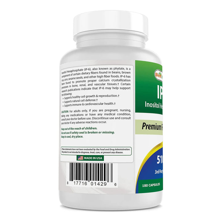Ip6 510 Mg 180 Cápsulas Antioxidante Natural Para Apoyo Inmu - Imagen 6