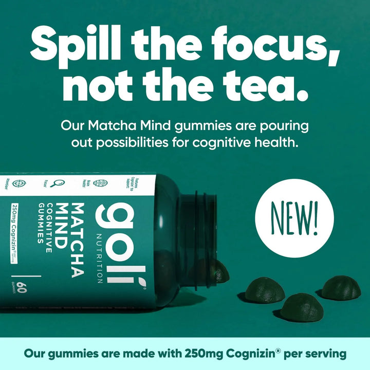 Gomitas Matcha Mind 300 Unidades Té Verde En Polvo Cognizin - Imagen 4