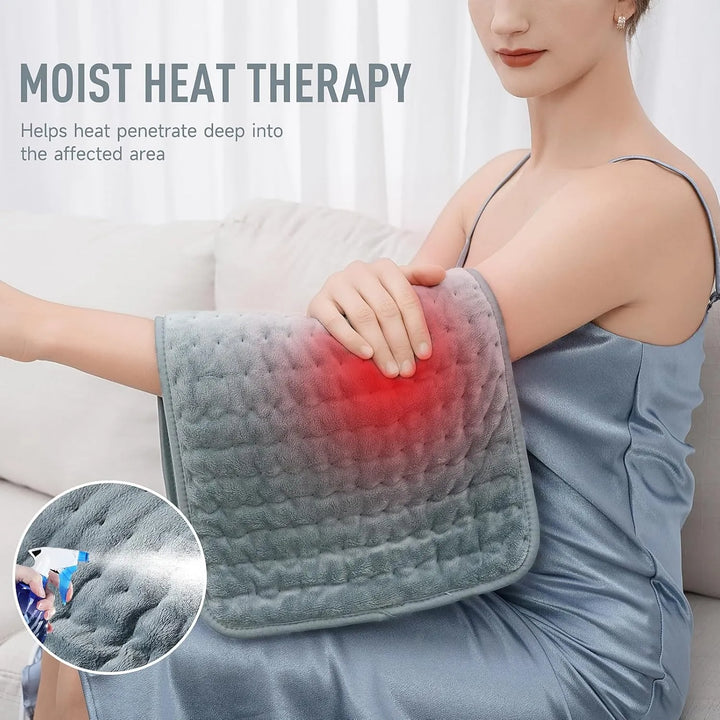 Almohadilla Térmica Grande Para Dolor Espalda 6 Calor Ajuste - Imagen 5