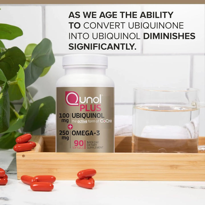 Ubiquinol Coq10 100 Mg Con Omega 3 250 Mg Para Energía Antio - Imagen 3