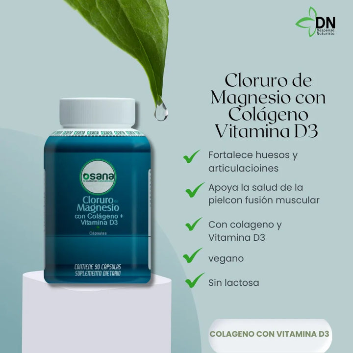Cloruro De Magnesio Colageno D3 - Imagen 2