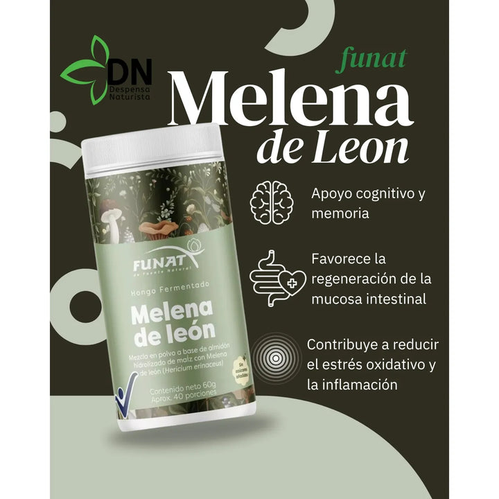 Melena De Leon Polvo 60 Gr Funa - Imagen 3