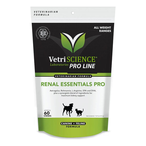 Kit De Bienestar Renal Para Perros Y Gatos 60 Cápsulas VetriScience Renal Essentials Pro