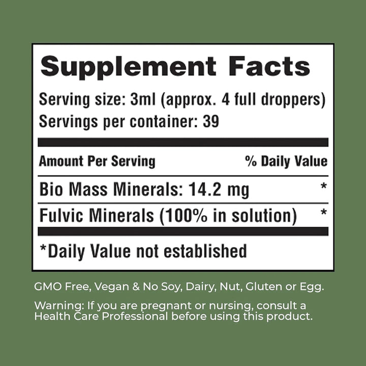 Vitality Boost Complejo Mineral Fúlvico Orgánico 120 Mililit - Imagen 6