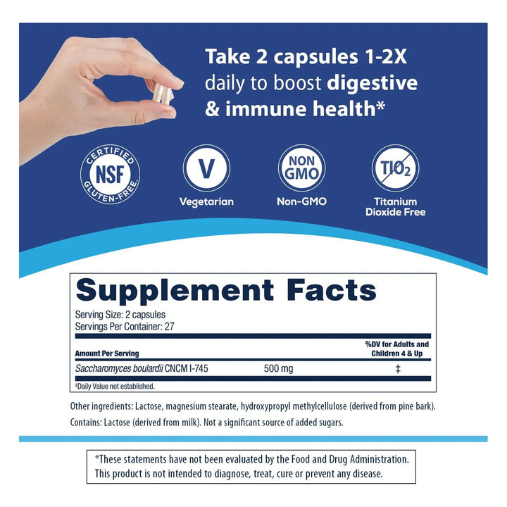 Cápsulas Probióticas Florastor Para Salud Digestiva E Inmuno - Imagen 6