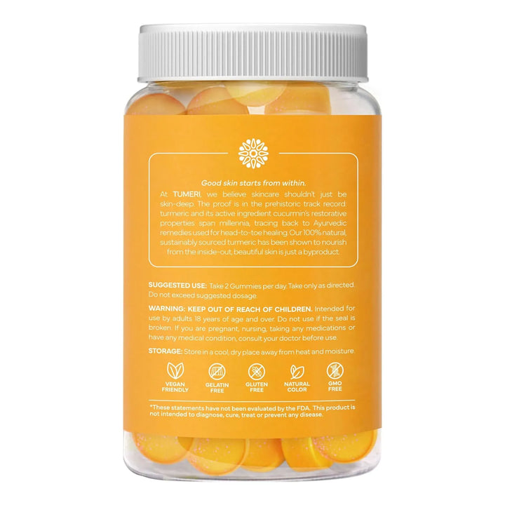Gomitas De Cúrcuma Y Jengibre Para Apoyo Articular Con Sabor - Imagen 3