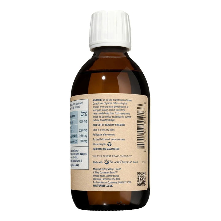 Aceite De Pescado Silvestre De Alaska Omega-3 Líquido 2300 M - Imagen 3