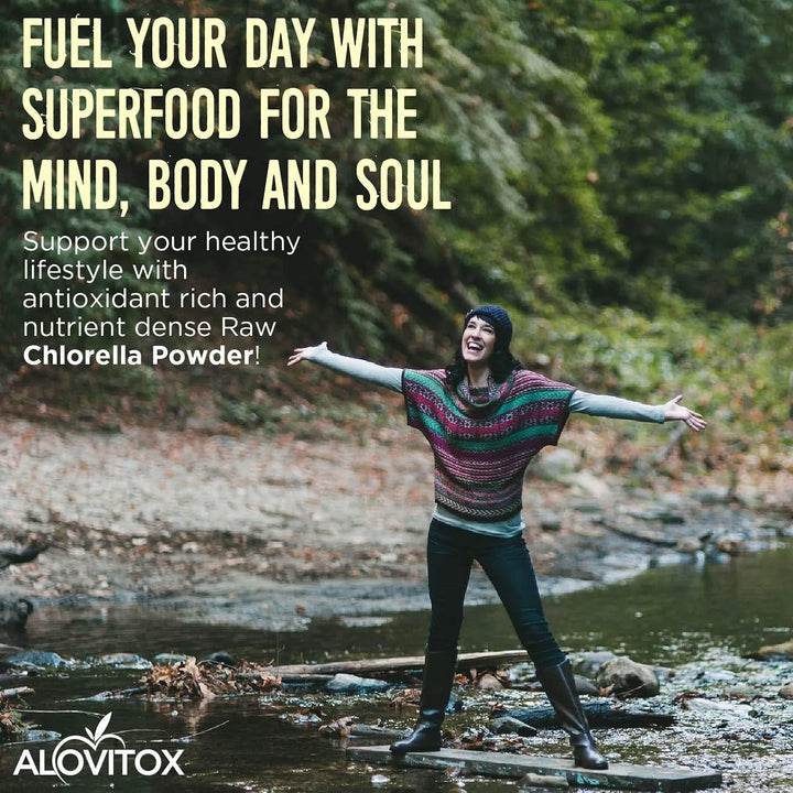 Chlorella En Polvo Orgánica 227 Gramos Superalimento Antioxi - Imagen 9
