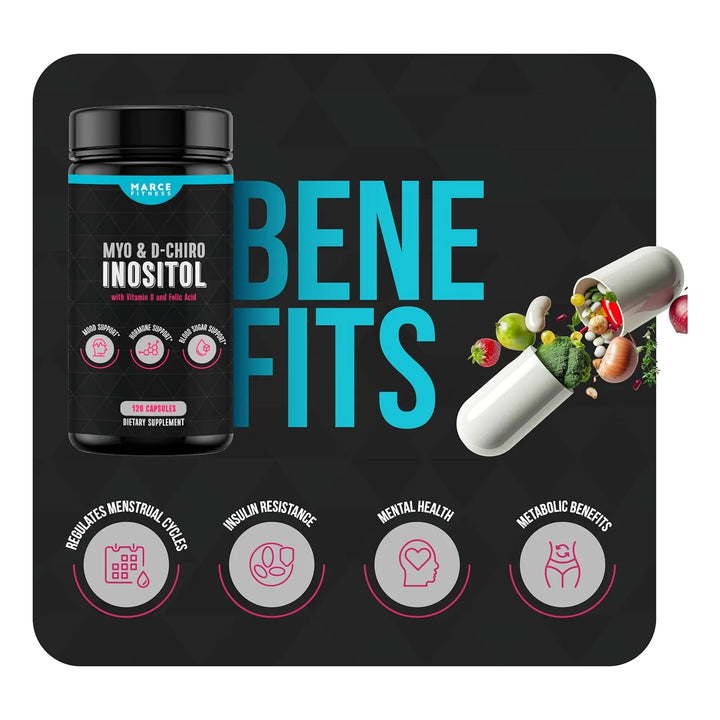 Cápsulas De Inositol Myo Y D-chiro Para Salud Hormonal Y Equ - Imagen 6