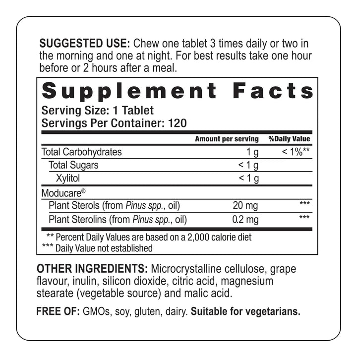 Apoyo Inmunológico Diario Tabletas Masticables Sabor Uva 120 - Imagen 3