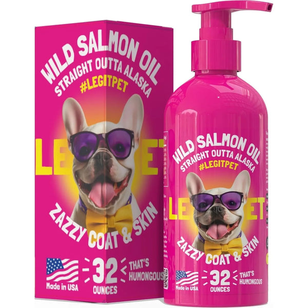 Aceite De Salmón Salvaje De Alaska Para Mascotas Omega 3 6 9 - Imagen 1
