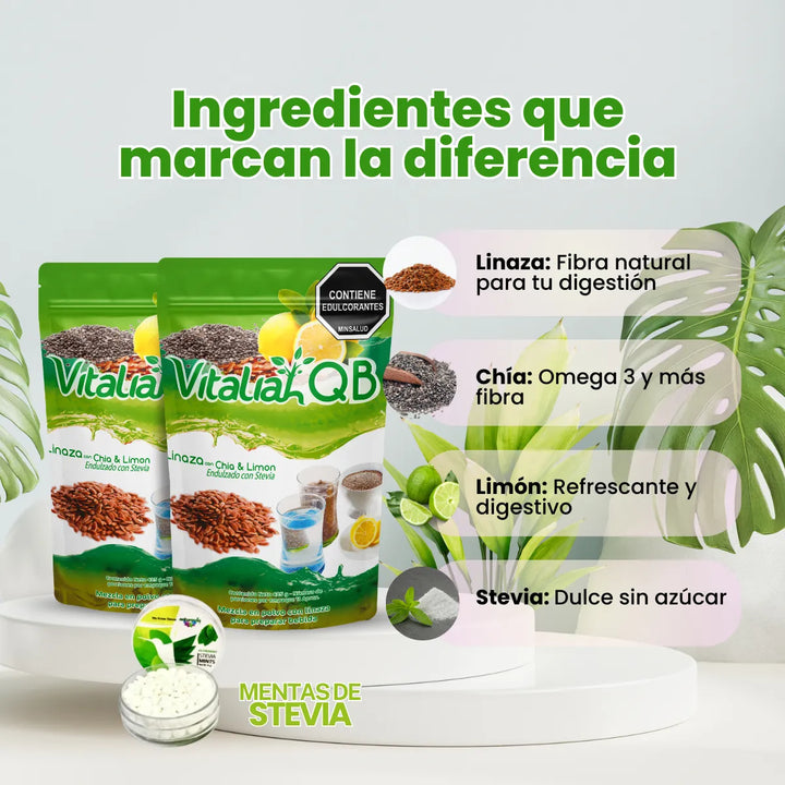 Kit Linaza Qb X2 + Mentas - Imagen 3