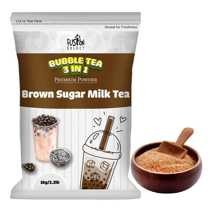 Polvo De Té Con Leche De Azúcar Morena 1 Kg Sabor 3 En 1 Cre - Imagen 2