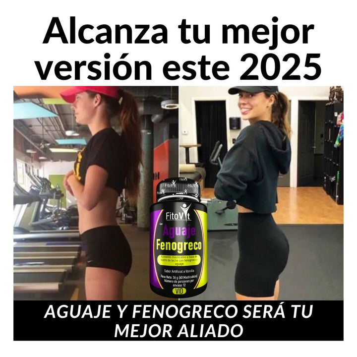 Aguaje Fenogreco Con Magnesio Y Potasio Para Equilibrio Hormonal, Firmeza De Busto Y Glúteos, Salud Ósea, Energía Y Bienestar General Vainilla - Imagen 8