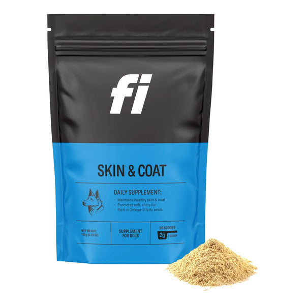 Suplemento En Polvo Para Piel Y Pelaje De Perro Con Omega 3 Biotina Y Zinc