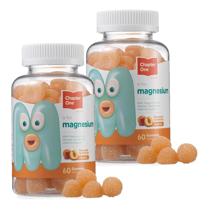 Gomitas De Magnesio Sabor Melocotón Para Niños Y Adultos Paq - Imagen 1