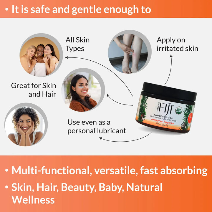 Aceite De Coco Crudo Prensado En Frío Para Cabello Y Piel Co Fragancia - Imagen 5