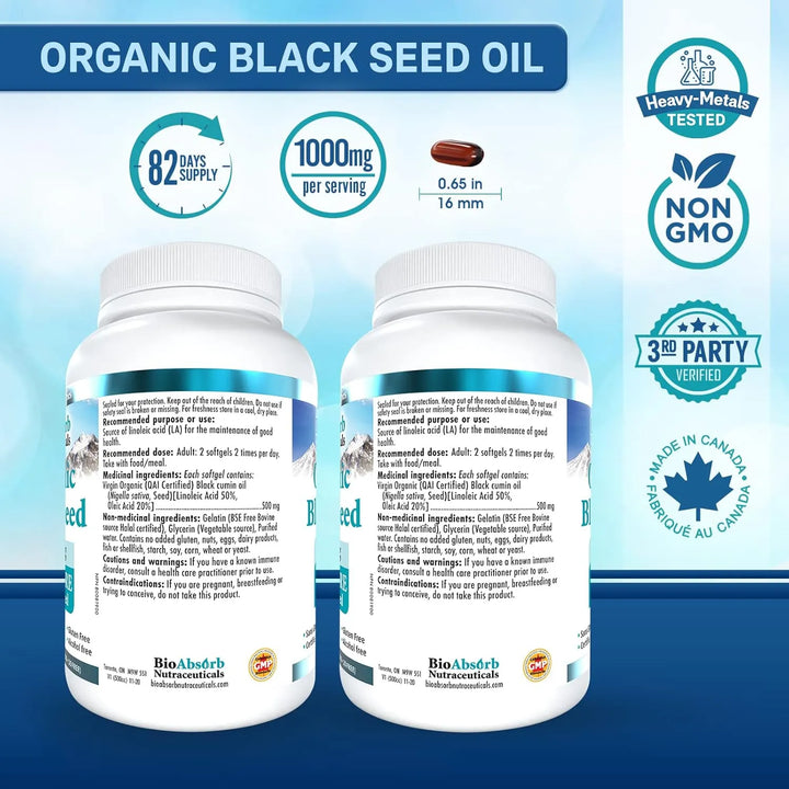 Cápsulas De Aceite De Semilla Negra Prensado En Frío 500 Mg - Imagen 7