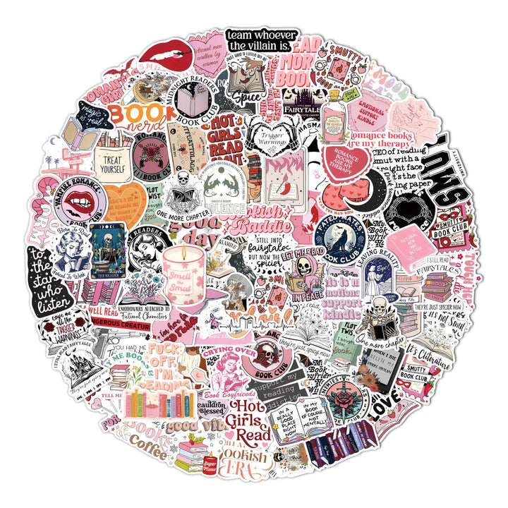 150 Piezas Stickers Románticos Sarcásticos Para Botellas Agu Colorful - Imagen 1