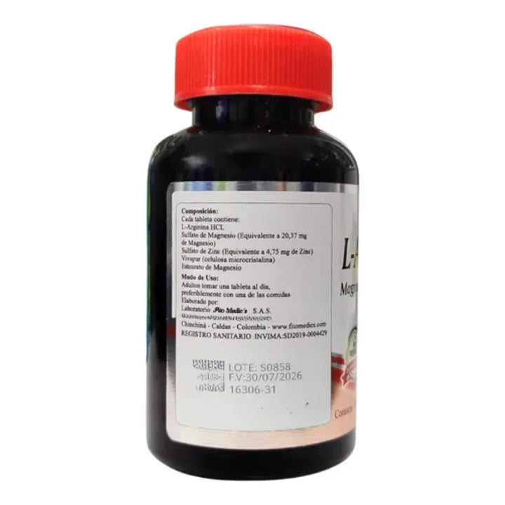 L-arginina Hcl X 100 Tabs - Imagen 5