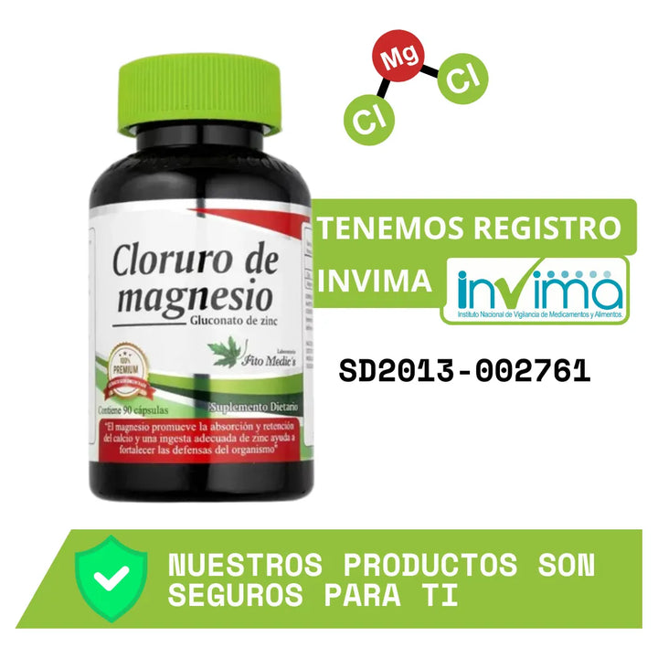 Cloruro De Magnesio X90caps X2 - Imagen 3