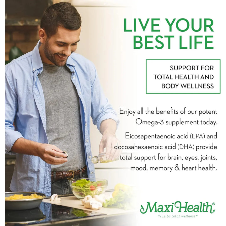 Aceite De Pescado Omega 3 Triple Fuerza 2000 Mg Kosher Cápsu - Imagen 3