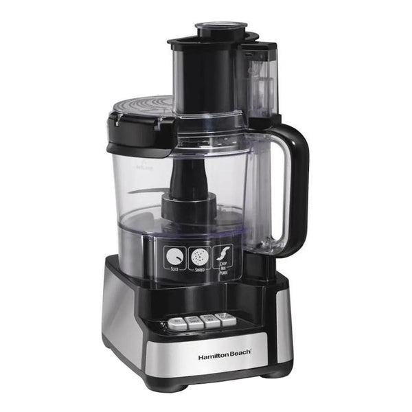 Procesador De Alimentos Hamilton Beach Stack Snap 70725 450W Negro Y Acero Inoxidable 110V