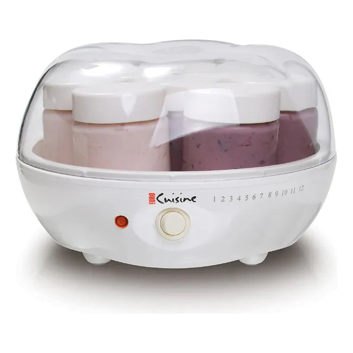 Maquina Para Hacer Yogurt Casero Yogurtera Euro Cuisine Ym80 Color White 110v - Imagen 1