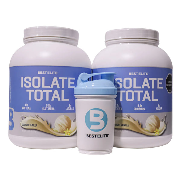 Proteina Isolate Total 10 Libras De Best Elite 10lb 10 Lb Gourmet Vainilla Iso 100 % - Imagen 1