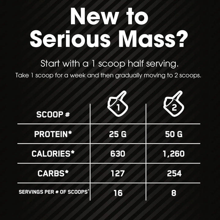 Serious Mass 6 Lb Hipercalórica + Envío Gratis - Imagen 5