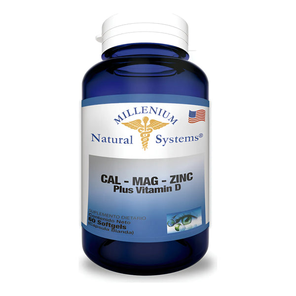 Calcio Magnesio Zinc Vitamina D 60 Softgel - Imagen 1