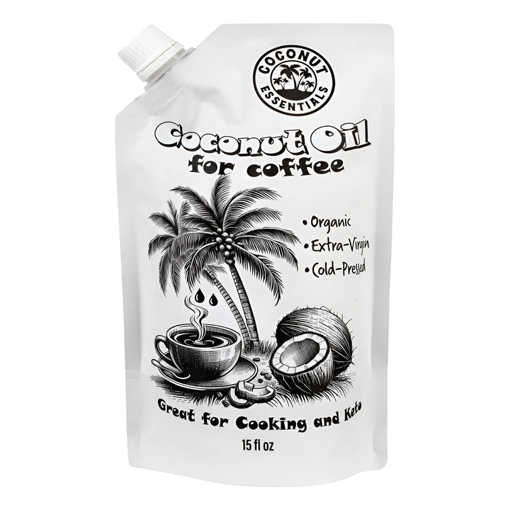 Aceite De Coco Orgánico Prensado En Frío Para Café Y Cocinar Fragancia - Imagen 1