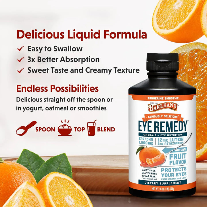 Aceite De Pescado Líquido Sabor Mandarina Rico En 1000 Mg Om - Imagen 3