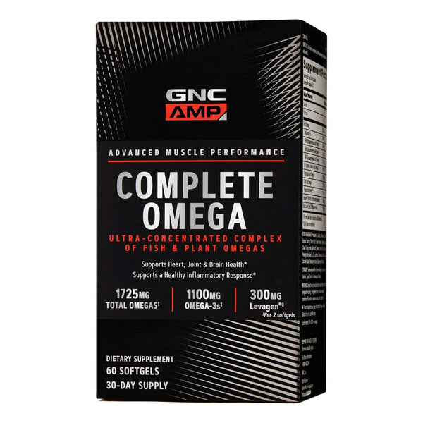 Amp Complete Omega 60 Capsulas Salud Corazon Articulaciones Y Cerebro