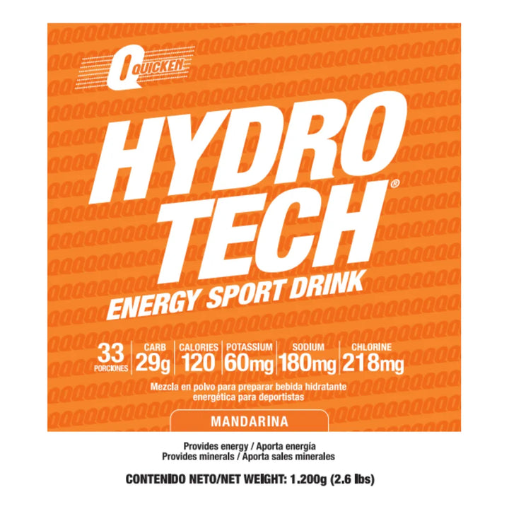 Hidratante Energética Hydrotech Mandarina 1200g Shaker Whey - Imagen 5