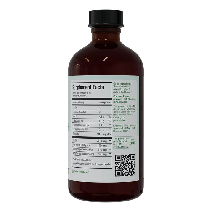 Aceite De Pescado Líquido Omega 3 Para Niños Dha Y Epa Sabor - Imagen 2