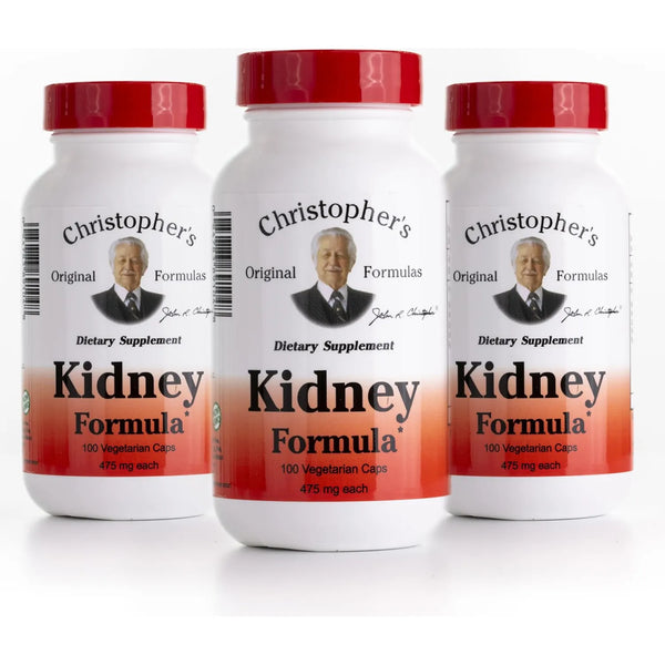 Capsulas Dr Christopher Renal 100 Unidades Paquete De 3 Importado Eeuu