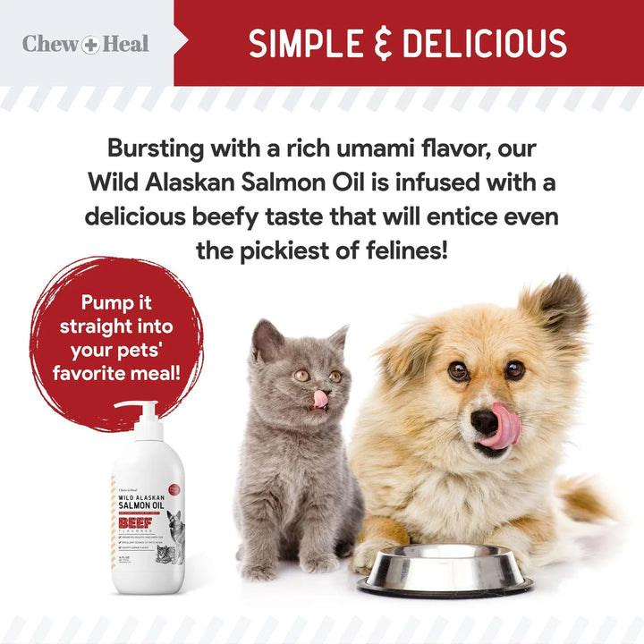 Aceite De Salmón Para Perros 473 Ml Sabor Carne Botella Con - Imagen 7