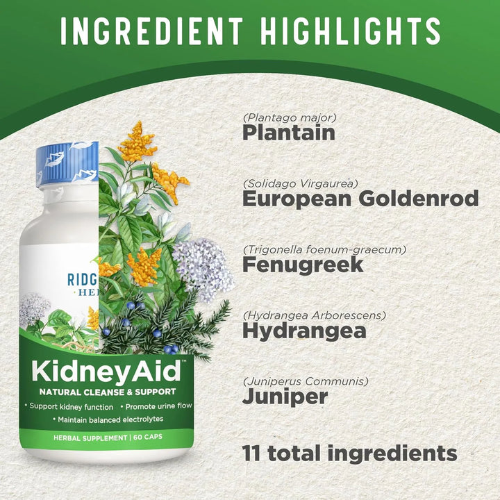 Apoyo Renal Con Hortensia Y Cola De Caballo 60 Cápsulas 30 P - Imagen 4