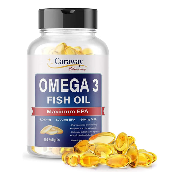 Aceite De Pescado Omega 3 2000 Mg Farmacéutico 1000 Mg Epa 5 - Imagen 1